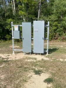 Control boxes for Jones Road new lighting